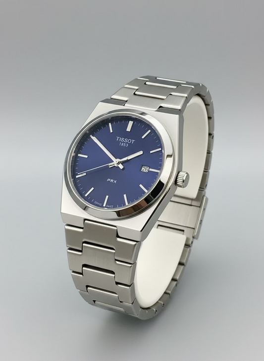 PRX Silver Strap-Blue Dial Watch