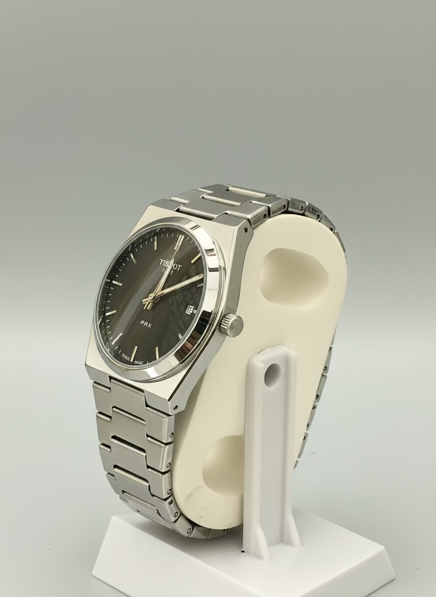 PRX Silver Strap-Black Dial Watch