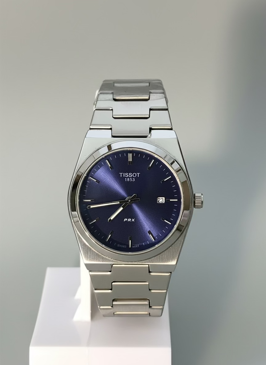 PRX Silver Strap-Blue Dial Watch