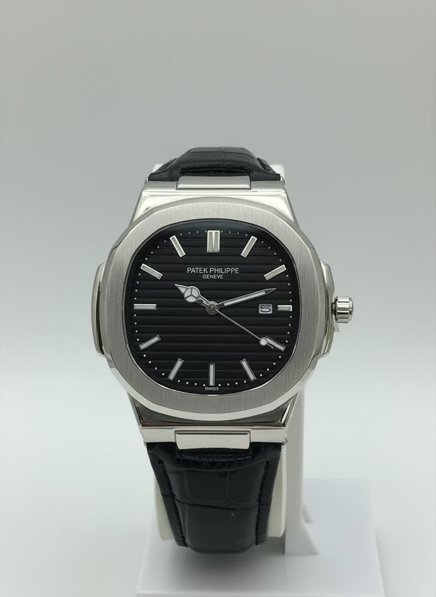 Petek Philippe Leather Strap Watch