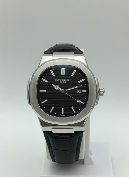 Petek Philippe Leather Strap Watch